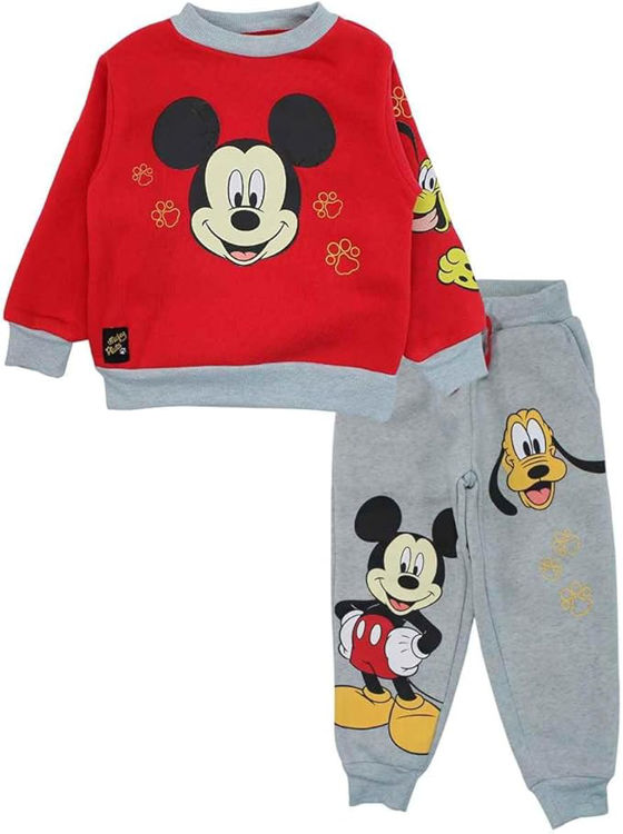 Picture of 5212A BOYS MICKEY MOUSE JOGGING FLEECY THERMAL TWO PIECE